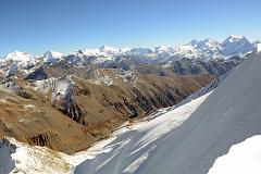 19 Lugulu, Chako, Pokarkang, Ratna Chuli, Himlung Himal, Cheo Himal, Gyaji Kang To The East From Chulu Far East Summit Panorama 